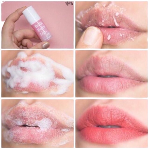 Tẩy môi Bubi Bubi Bubble Lip Scrub unpa - Sủi Bọt Thải Độc tẩy da Môi