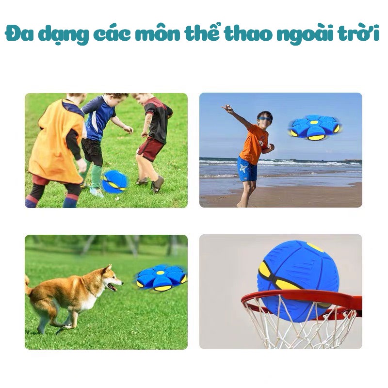 Bóng Ma Thuật Biến Hình Đĩa Bay UFO Đồ Chơi Vận Động Cho Trẻ Em 236