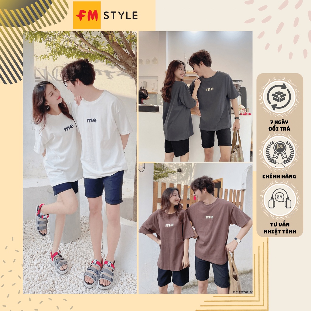 Áo thun tay lỡ nam nữ phong cách Hàn Quốc | Áo phông form rộng chất cotton mềm mại | Fmstyle Shop 22