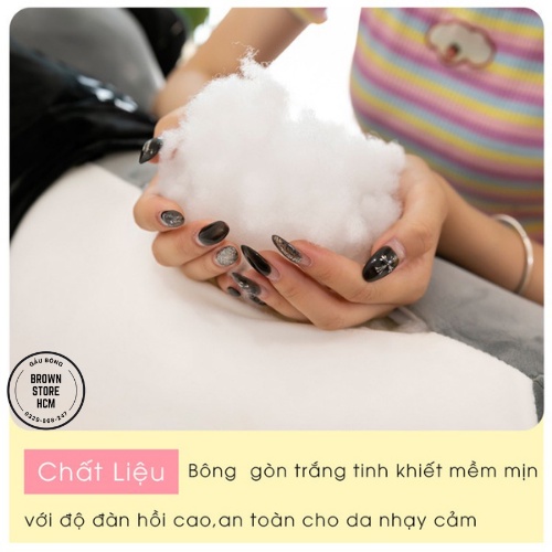 Gối ôm chuối dài size 1M2 êm mịn dễ thương nhồi bông cao cấp ZinZon