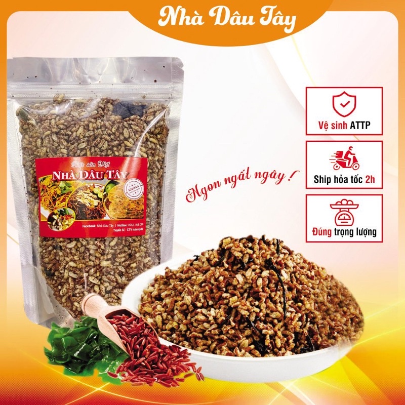 [NGON NHẤT] 200G Gạo lứt sấy rong biển loại 1 Nhà Dâu Tây