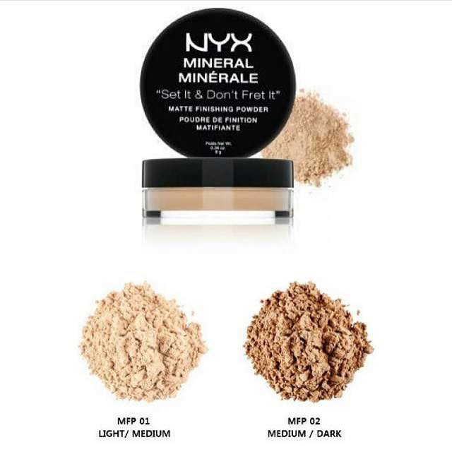 NYX - Phấn phủ bột kềm dầu siêu mịn Nyx Mineral Matte Finishing Powder 8g | BigBuy360 - bigbuy360.vn