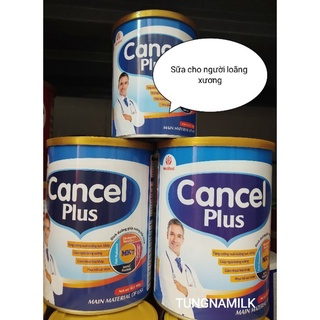 Sữa bột Cancel plus cho người loãng xương, lon 400g và 800g