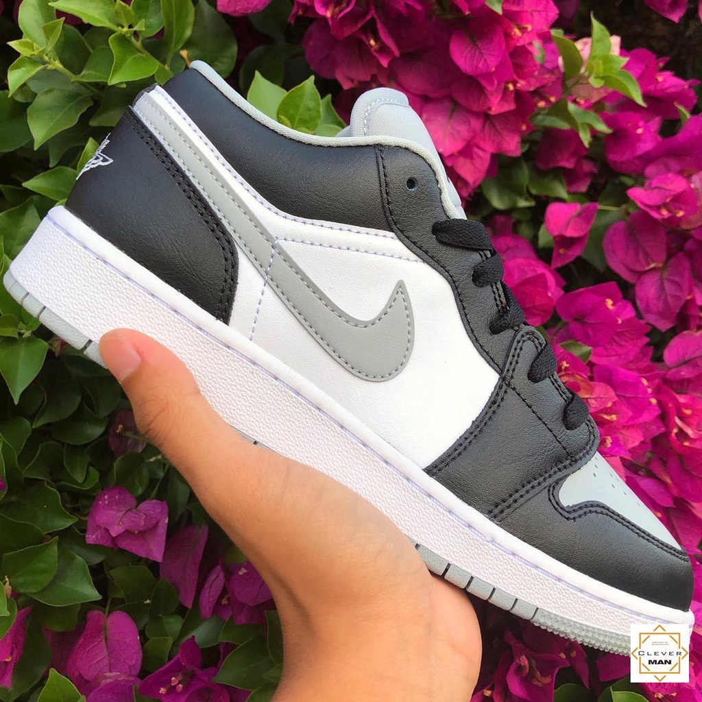 (FREESHIP+QUÀ) Giày thể thao AIR JORDAN 1 Low shadow thấp cổ màu đen xám giảm giá 20 % CHÀO HÈ 2021 !!! _