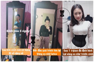 [GIẢM 10k Đơn Tối Thiểu 250k] Latex Hy Lạp Gen Nịt Bụng Chính Hãng