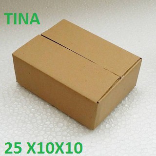 Thùng Carton size 25x10x10 cm 100Hộp carton Giấy