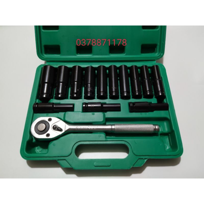 Bộ khẩu sửa chữa ô tô xe máy tuýp dài 1/2 Kapusi