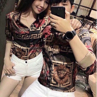 Áo sơmi 3D cặp nam nữ thời trang 503