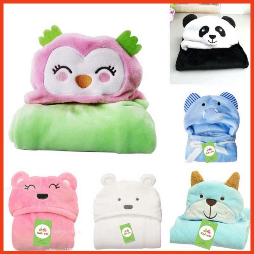 Khăn Choàng Tắm Vải Mềm Mịn Kiểu Dáng Xinh Xắn Cho Bé Hàng Quảng Châu Cao Câp (KH03)