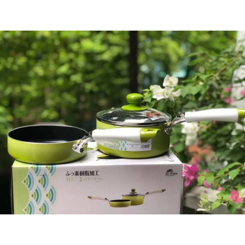 Bộ nồi chảo Lezzet 16cm Nhật Bản