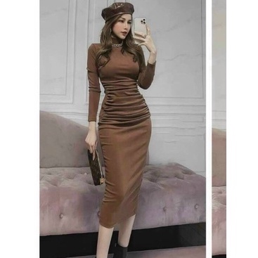 Đầm Váy Body Sang Chảnh Đầm Dự Tiệc Chất Thun Mã KH025