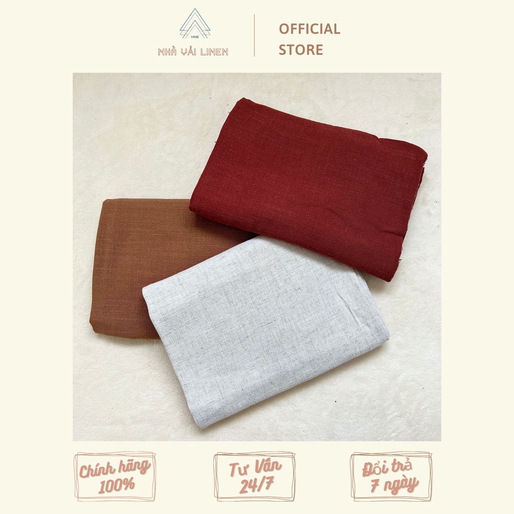 Vải Linen Bamboo (Linen Cotton) - Nhà Vải Linen