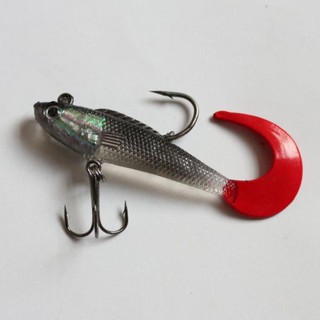 combo 2 con Mồi Mềm Câu Cá Lóc sẵn lưỡi 3 tiêu
