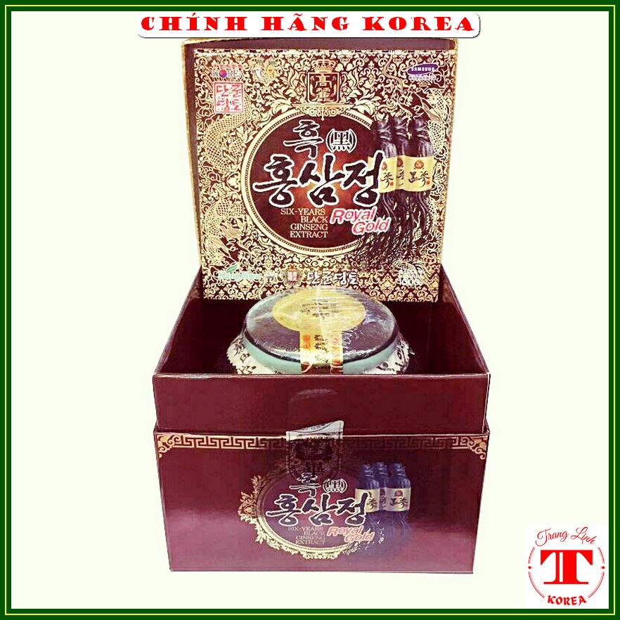 Cao hắc sâm hàn quốc Kanghwa hũ 1kg - Cao sâm Korea Black Ginseng Extract, tranglinh