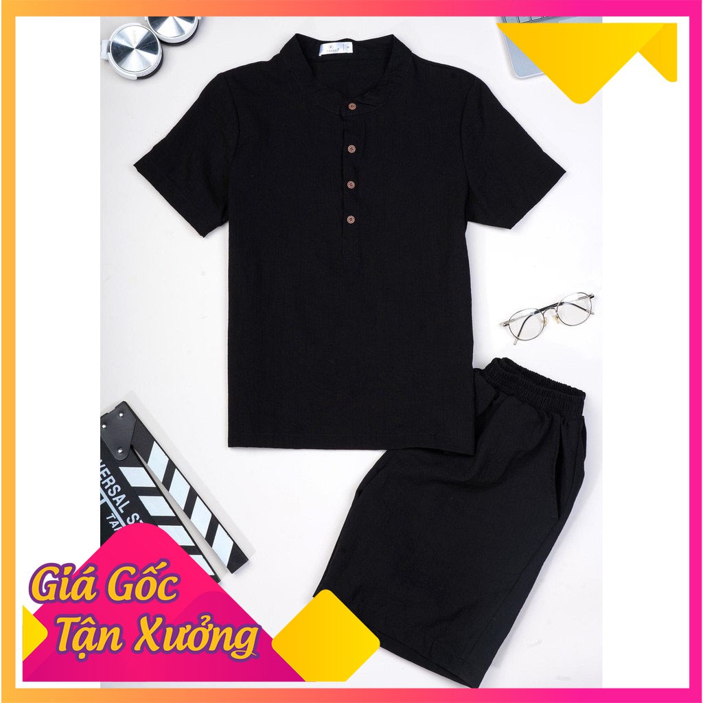 (cam kết hàng chất lượng) bộ quần áo đũi nam đồ bộ mùa hè chất vải thoáng mát thấm hút mồ hôi set siêu hot 2021 | BigBuy360 - bigbuy360.vn