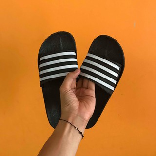 DÉP ĐÚC ADIDAS NAM MÀU ĐEN, SIÊU ĐẸP SIÊU BỀN