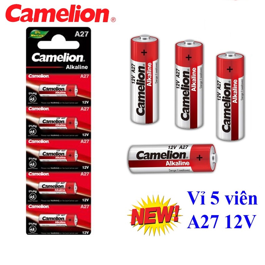 [FREESHIP] PIN 12V AKALINE (23A) - CAMELION (A27)