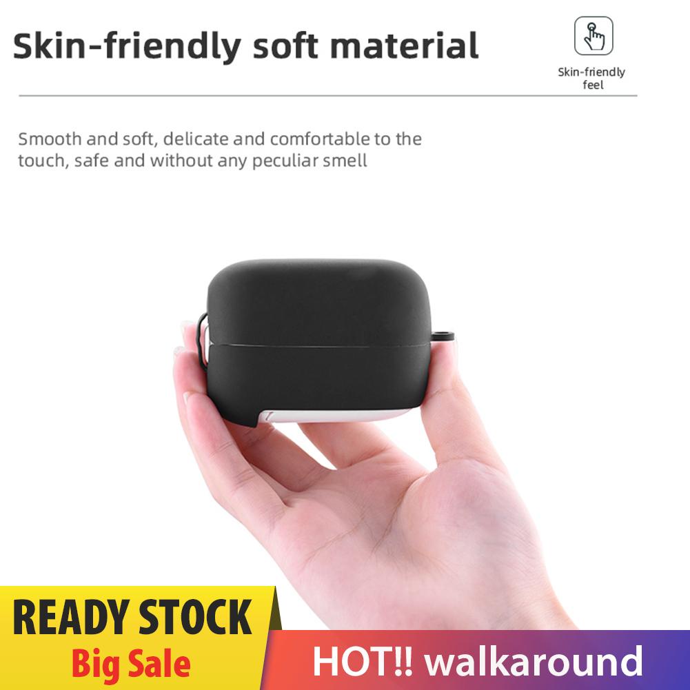 Vỏ Bảo Vệ Hộp Sạc Tai Nghe Insta360 Go 2 Bằng Silicon Chống Trầy Xước Ốp