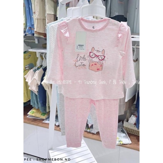 Bộ dài tay pettit size 6-9m đến 2-3y