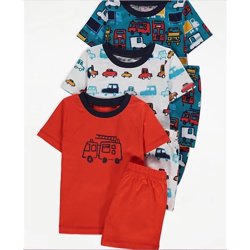 Set 3 bộ cotton bé trai george/tách lẻ