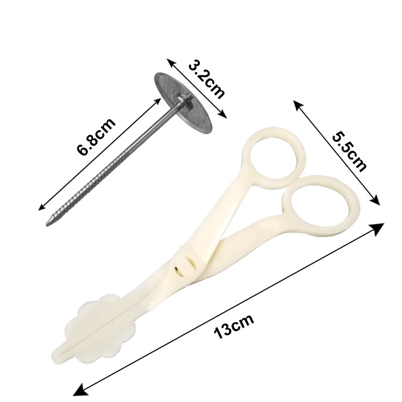 Bộ 2 Dụng Cụ Kéo Bắt Bông Kem Walfos Trang Trí Bánh Đa Năng