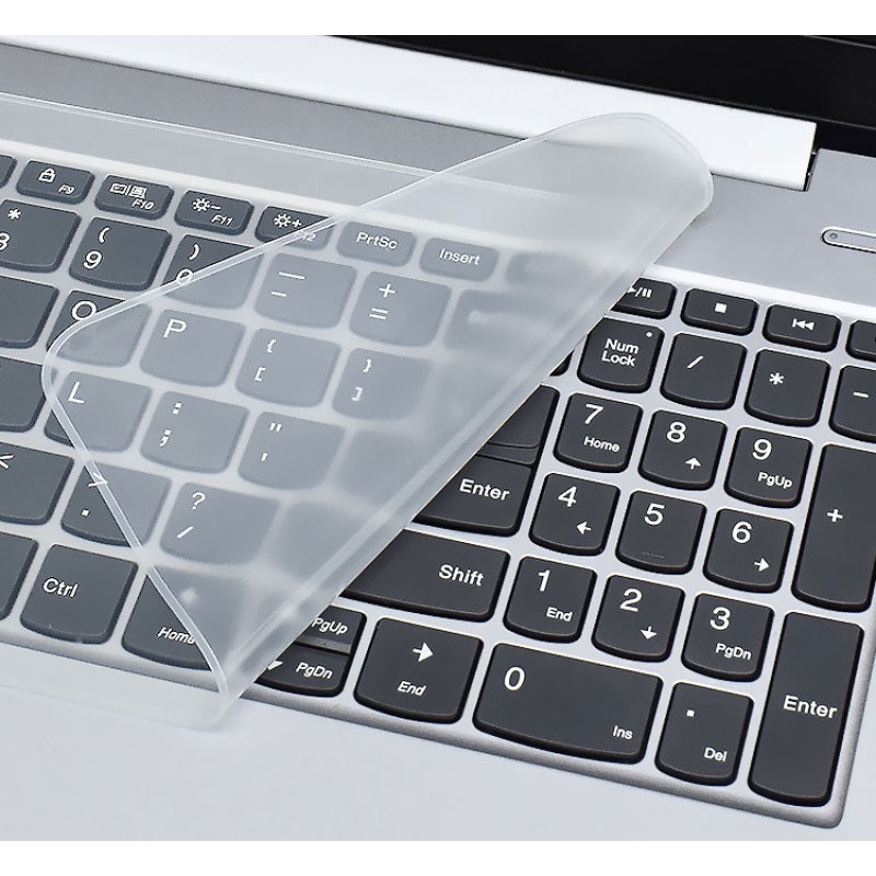 Miếng phủ bàn phím Silicon mềm dẻo bảo vệ bàn phím laptop notebook 13&quot; -&gt; 17&quot;