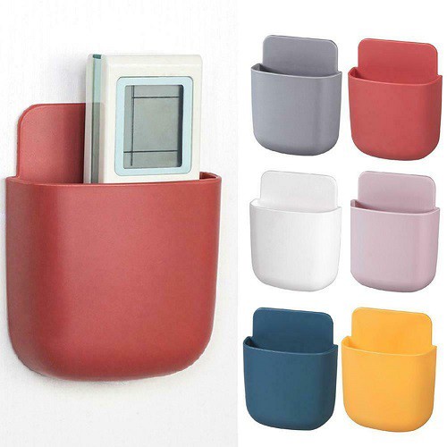 Combo 2 hộp đựng điều khiển, để đồ đa năng dán tường tiện dụng