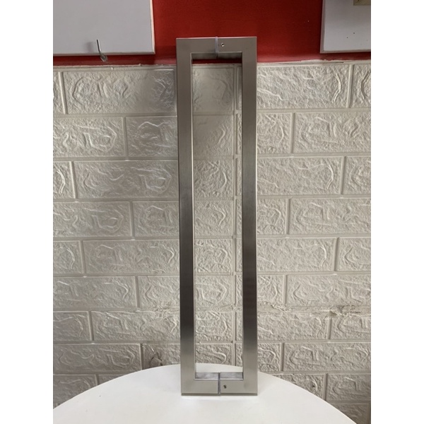 Tay Nắm Cửa Kính Cường Lực, Cửa Nhôm - Nắm Cửa Inox Vuông 304 (Hộp)