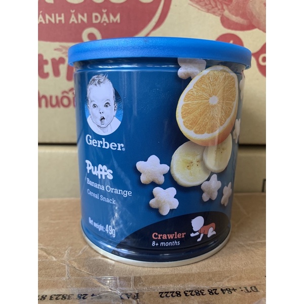 BÁNH ĂN DẶM GERBER CHUỐI CAM