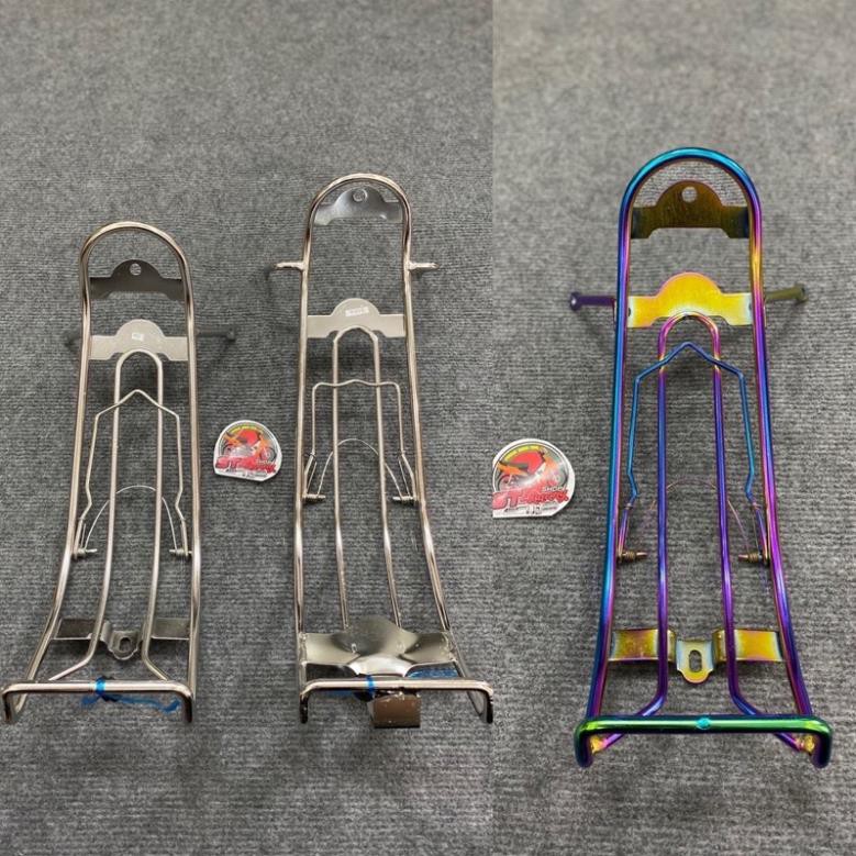 Baga xuồng, lượn chuối inox titian 7 màu cho Wave 110