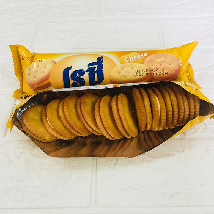 Combo 10 cây Bánh Quy Rosy Thái Lan- Phô Mai 110g *10 béo thơm cực ngon