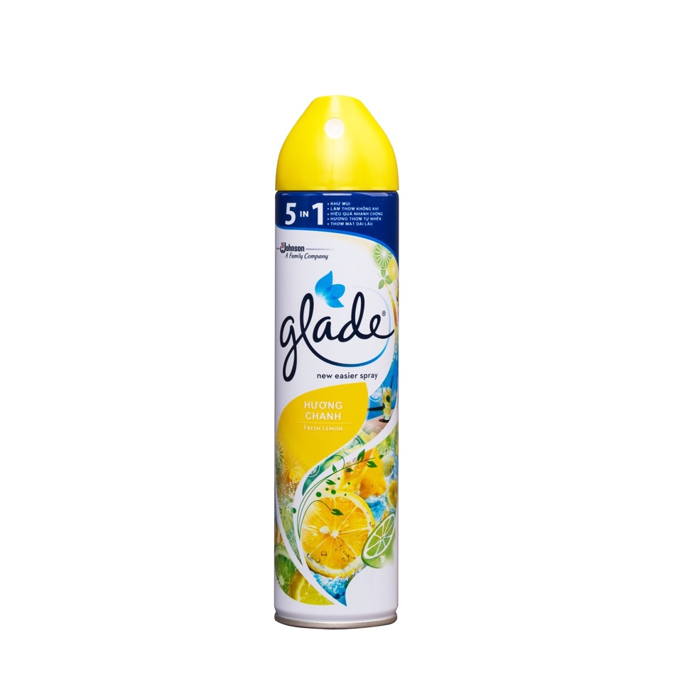 Bình Xịt Phòng Glade Hương Thơm Cao Cấp 280ml (Đủ Mùi Hương)