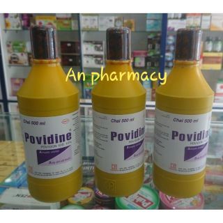 Povidin dung dịch rửa ngoài da 10% 500ml