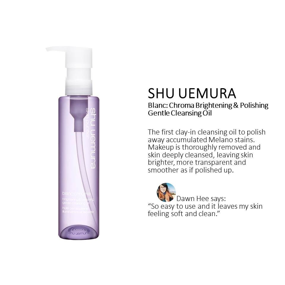 Dầu Tẩy Trang và Làm Sạch Sâu SHU UEMURA Blanc Chroma Brightening Cleansing Oil (TÍM) #🍒CHERRY🍒 | WebRaoVat - webraovat.net.vn