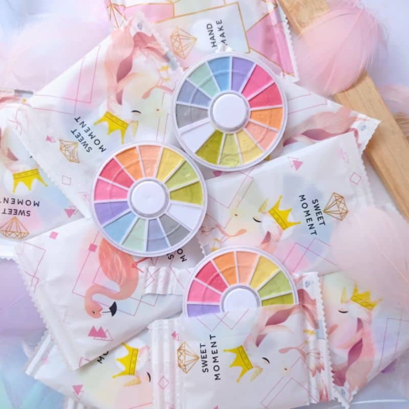 Bộ màu nước , pocket màu nước tone kẹo dạng gouache