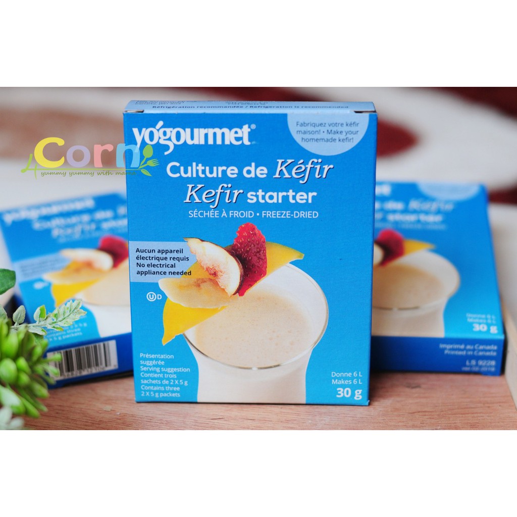 Men Kefir làm sữa chua Yogourmet - Cho bé 12m+