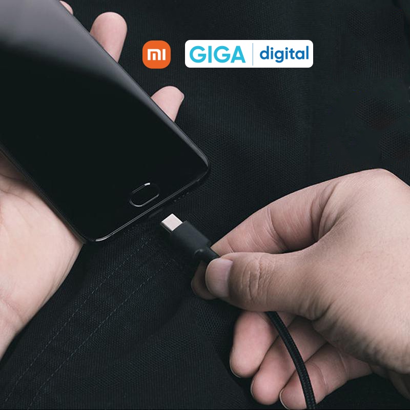 Cab/ Cáp Xiaomi Type-C chính hãng cho Redmi 10C, Xiaomi 11T, tai nghe Xiaomi - Cab bọc dù chống rối