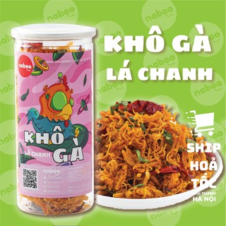Khô Gà Lá Chanh Naboo Loại 1 Thơm Ngon Cay Vừa, Đồ Ăn Vặt Hà Nội 300g