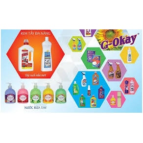 Cách tẩy mực bút bi trên áo , tẩy keo băng dính , mực date G OKAY 400 ml