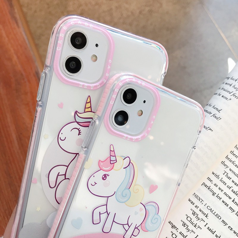 Ốp Điện Thoại Kì Lân Chất PM Cao Cấp Chống Trơn Trượt  Iphone 11 11proMax 7plus 8plus X XS XS MAX Unicorn DT02 Dino Case