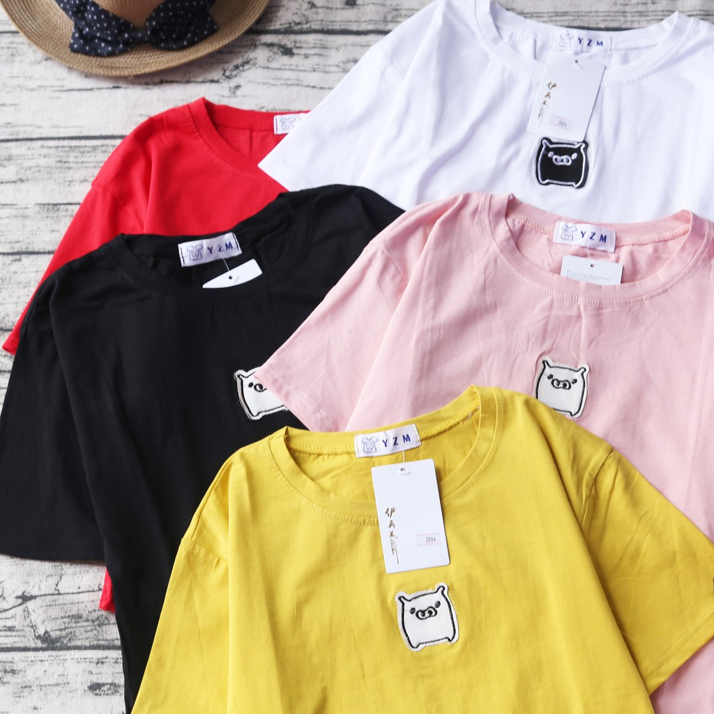 ÁO PULL HEO XINH XẮN PHÔNG THÊU HỌA TIẾT