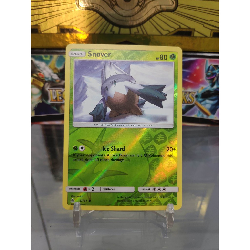 [ Dưa Hấu Yugioh ] Lá bài thẻ bài Pokemon Snover