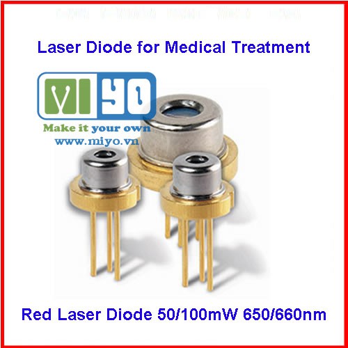 Diode Laser đỏ 650/660nm 50/100mW chuyên dụng cho y tế