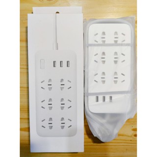 Ổ cắm xiaomi mi power strip 6 cổng 3 usb | bh 1 tháng