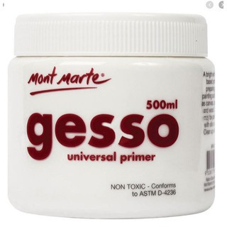 Sơn Lót Gesso Mont Marte - màu Đen/ Trắng