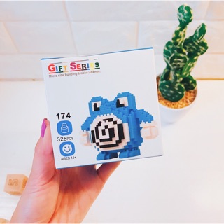 Mini Block - Xếp hình lego - Poliwhirl Size M