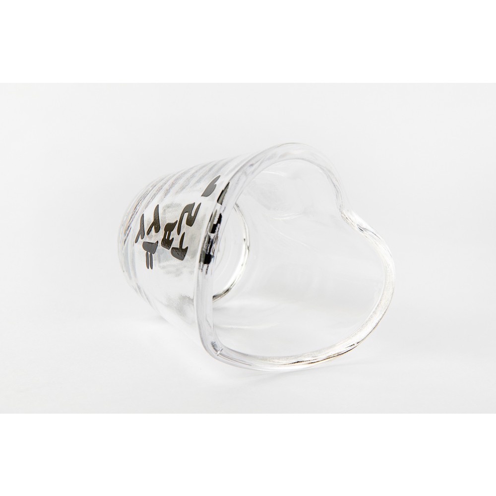 Ly Uống Rượu Soju ARTBOX Hàn Quốc LOVE SHOT Thiết kế Hình Trái Tim Màu Đen