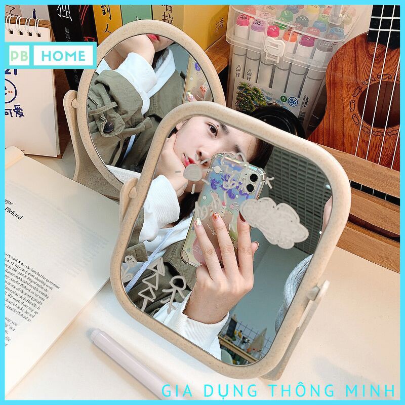 [Siêu HOT] Gương Trang Điểm Lúa Mạch Cao Cấp