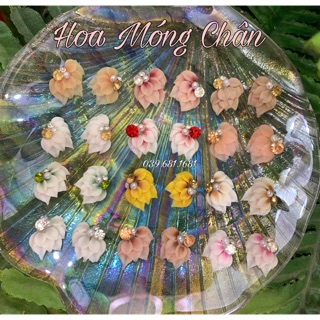 Hoa Nổi 3D : Hoa Góc Móng Chân 16.000/bông -Set 2 bông=32.000