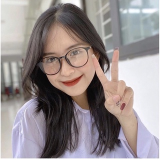[Rẻ Vô Địch] Gọng kính Jolie Eyewear dẻo tròn mảnh kèm sẵn tròng 0 độ. Kính Giả Cận Hàn quốc 8096